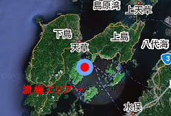 タコ漁地図