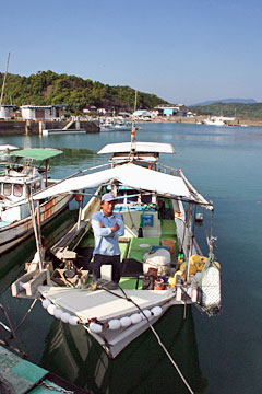 タコ漁師