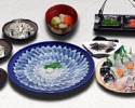 ふぐ刺し、テッサ、ふぐチリ、テッチリ
